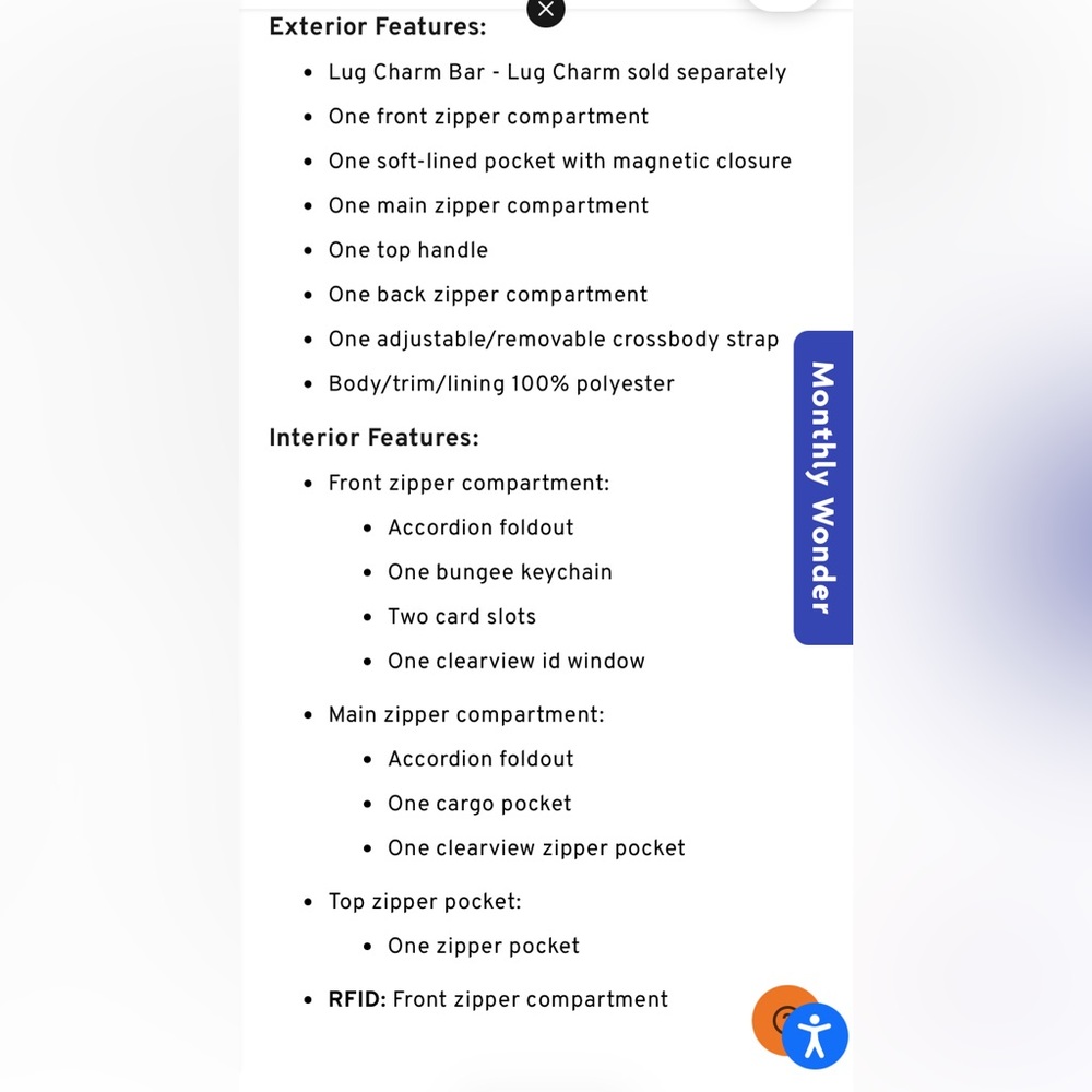 Lug Skeeter Bridge Quilted Crossbody Bag Chai Latte NWT - Picture 6 of 7